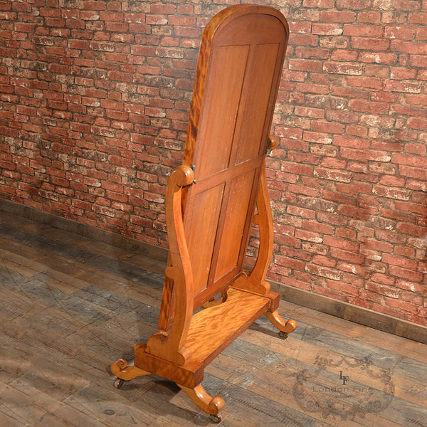 Victorian Cheval Mirror - London Fine Antiques