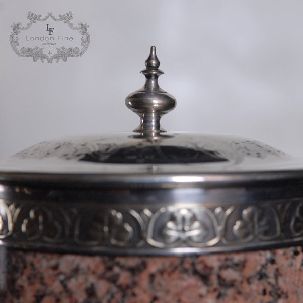 Victorian Biscuit Barrel - London Fine Antiques