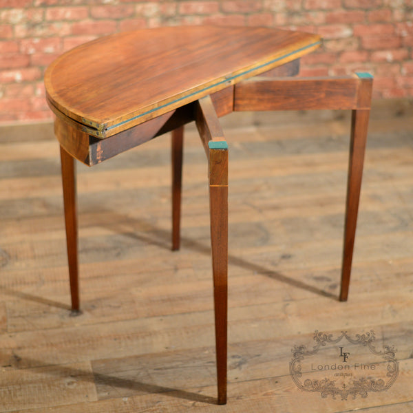 Late Georgian Card Table - London Fine Antiques