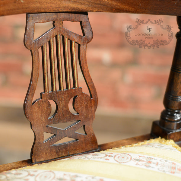 Edwardian Corner Chair - London Fine Antiques
