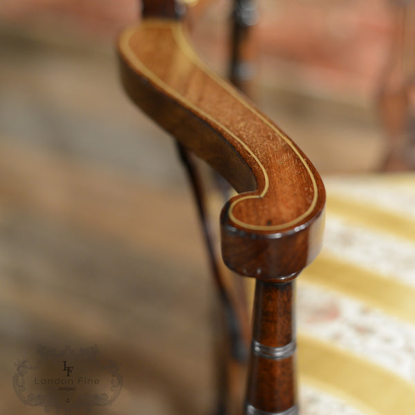 Edwardian Corner Chair - London Fine Antiques