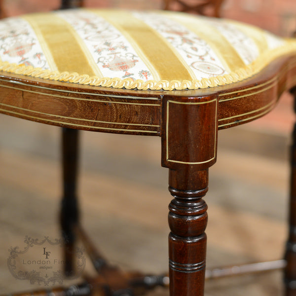 Edwardian Corner Chair - London Fine Antiques