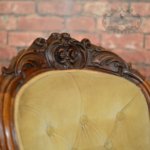 Victorian Salon Chair - London Fine Antiques