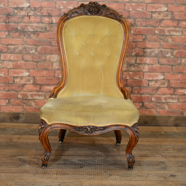 Victorian Salon Chair - London Fine Antiques