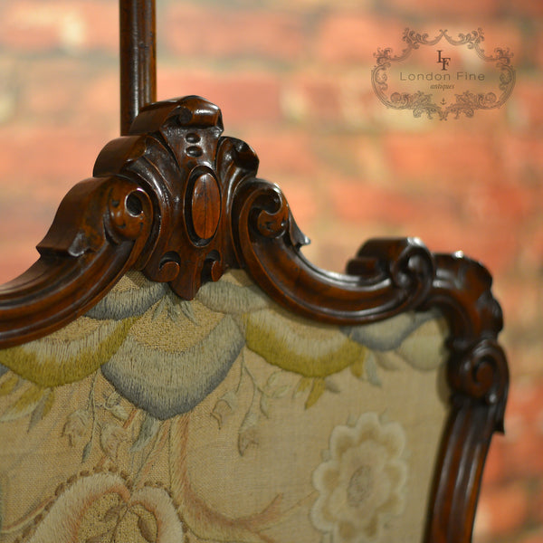 Victorian Pole Screen - London Fine Antiques