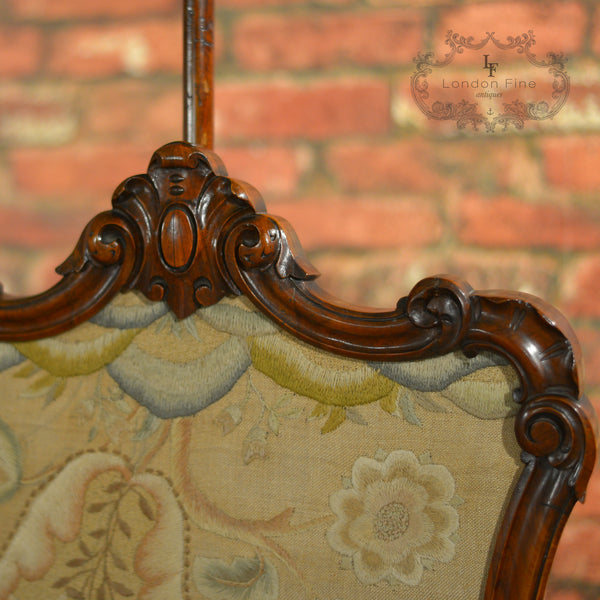 Victorian Pole Screen - London Fine Antiques