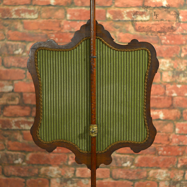 Victorian Pole Screen - London Fine Antiques